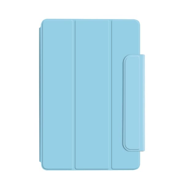 iPad Mini 2024/2021 2in1 Magnetiskt Tri-Fold Fodral Ljus Blå