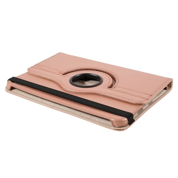 iPad Mini 2024/2021 Fodral 360° Rotation Litchi Roséguld