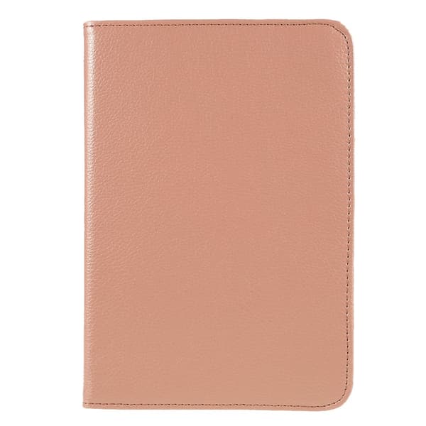 iPad Mini 2024/2021 Fodral 360° Rotation Litchi Roséguld