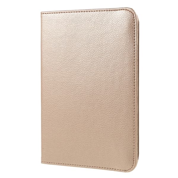 iPad Mini 2024/2021 Fodral 360° Rotation Litchi Guld