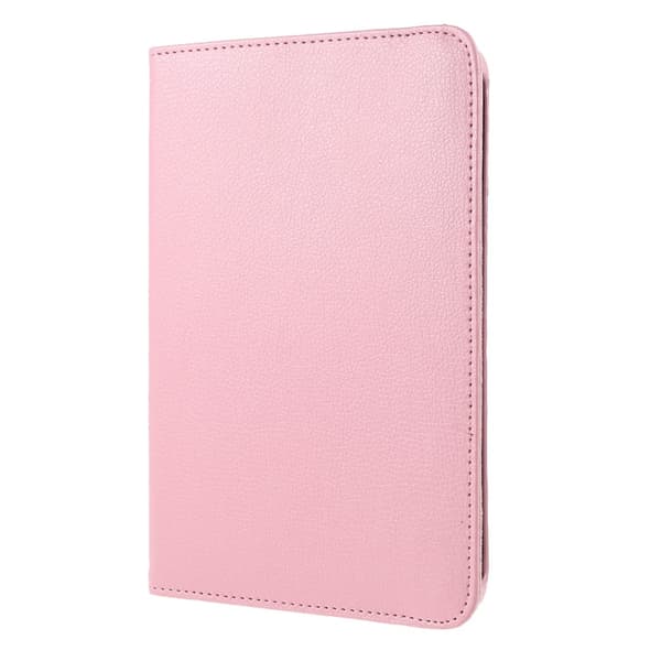 iPad Mini 2024/2021 Fodral 360° Rotation Litchi Ljus Rosa