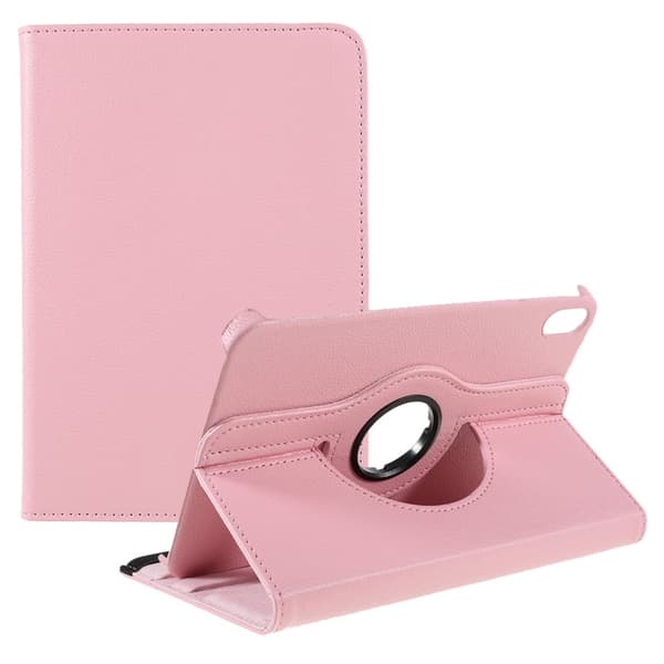 iPad Mini 2024/2021 Fodral 360° Rotation Litchi Ljus Rosa
