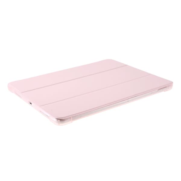 iPad Pro 11 (2018/2020/2021) - Tri-Fold Läder Fodral Pennhållare - Ljus Rosa