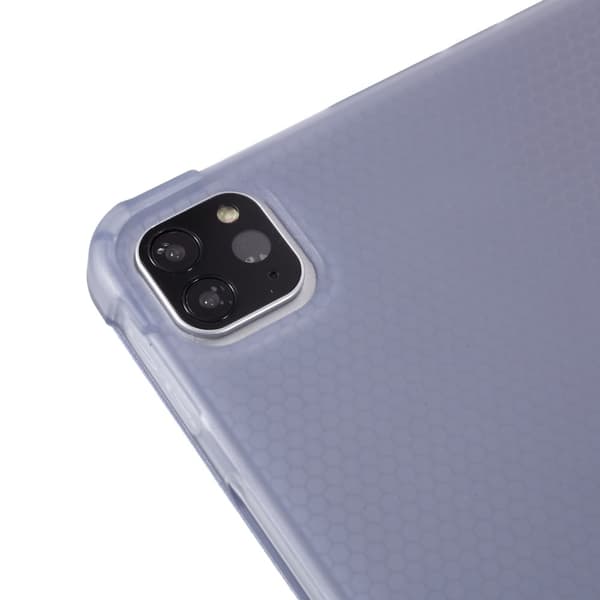 iPad Pro 11 (2018/2020/2021) - Tri-Fold Läder Fodral Pennhållare - Lila