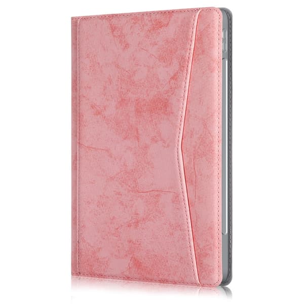 iPad Pro 12.9 (2018/2020/2021) - Fodral Med Frontficka Och Pennhållare - Rosa