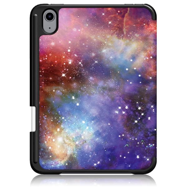iPad Mini 2024/2021 Fodral Tri-Fold Pennhållare Cosmic Space