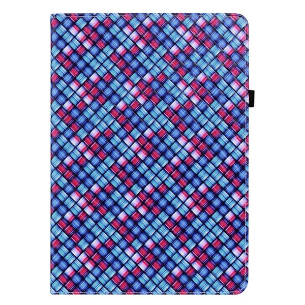 iPad Mini 2024/2021 Fodral Vävd Textur Blå/Rosa