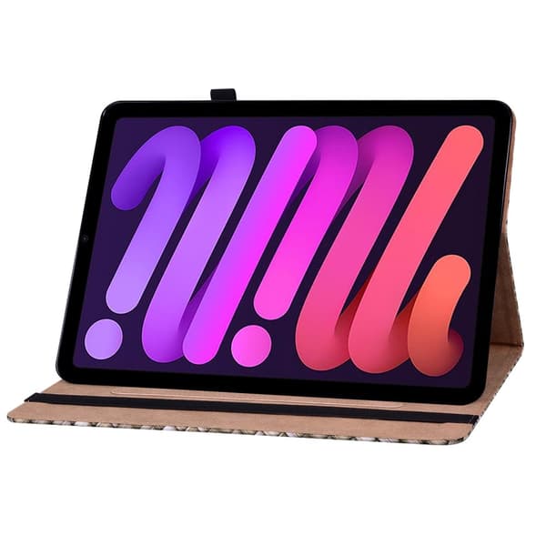 iPad Mini 2024/2021 Fodral Vävd Textur Brun