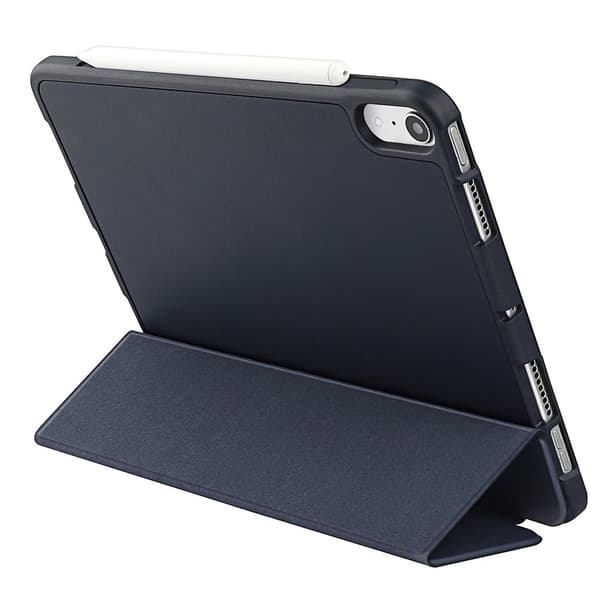 iPad Mini 2024/2021 Fodral Tri-Fold Pennhållare Mörk Blå