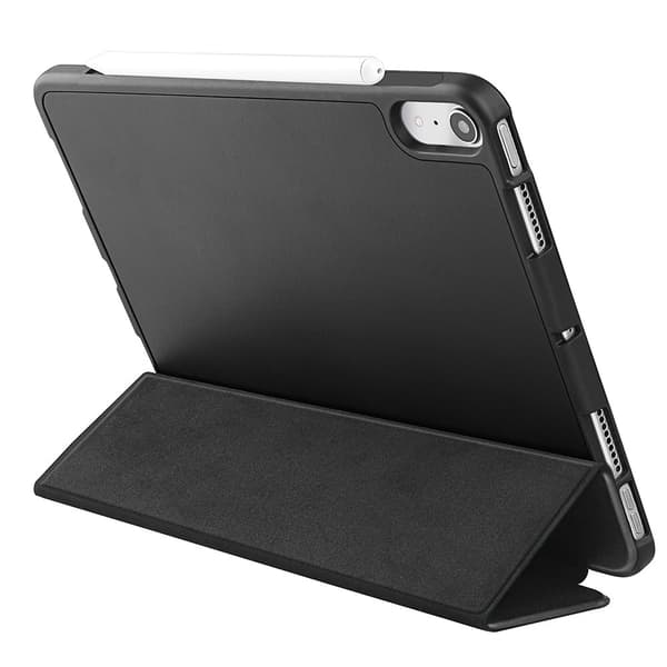 iPad Mini 2024/2021 Fodral Tri-Fold Pennhållare Svart