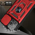 Miniatyrbild 2 av 6: iPhone 13 Mini - CamShield Armor Hybrid Ring Skal - Silver