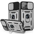 Miniatyrbild 1 av 6: iPhone 13 Mini - CamShield Armor Hybrid Ring Skal - Silver
