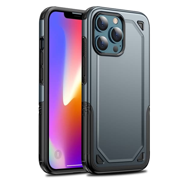 iPhone 13 Pro - Armor Hybrid Skal - Blå
