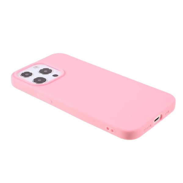 iPhone 13 Pro - Matt TPU Skal - Ljus Rosa