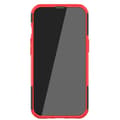 Miniatyrbild 3 av 6: iPhone 13 Pro - Ultimata Stöttåliga Skalet med Stöd - Röd