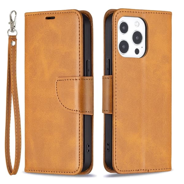 iPhone 13 Pro - Shark Solid Läder Fodral - Brun
