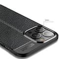 Miniatyrbild 5 av 6: iPhone 13 Pro Max - Litchi Textur Skal - Svart