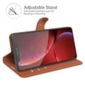 Miniatyrbild 2 av 6: iPhone 13 Pro Max - Litchi Slim Läder Fodral - Brun