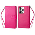 Miniatyrbild 1 av 6: iPhone 13 Pro Max - 9-Korts 2in1 Magnet Fodral / Skal - Rosa