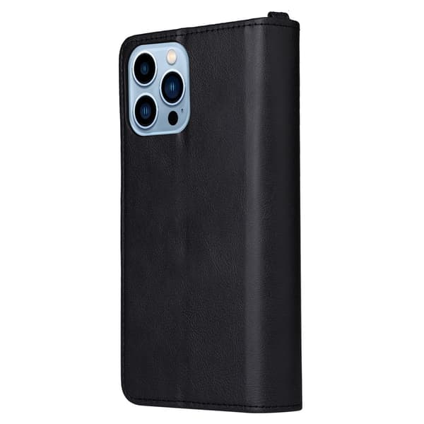 iPhone 13 Pro Fodral/Skal 2in1 Magnet Multifunktionellt Svart