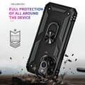 Miniatyrbild 4 av 6: iPhone 13 Pro Max - Shockproof Hybrid Armor Ring Skal - Svart