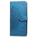 Miniatyrbild 4 av 6: iPhone 7/8/SE (2020/2022) - Mandala Läder Fodral - Blå