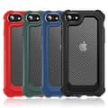 Miniatyrbild 2 av 2: iPhone 7/8/SE (2020/2022) - Shockproof Kolfiber Textur Skal - Blå