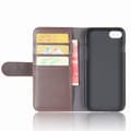 Miniatyrbild 4 av 6: iPhone 7/8/SE (2020/2022) - Premium Split Läder Fodral - Brun