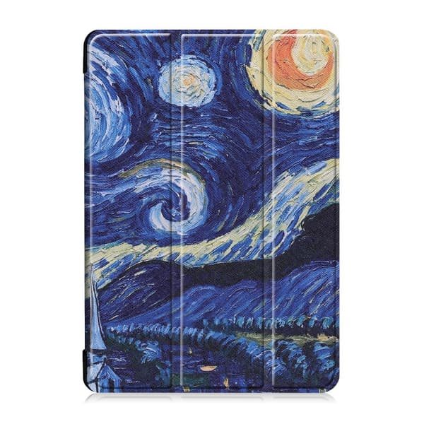 Lenovo Tab M10 TB-X605F TB-X505F Tri-Fold Fodral - Brush Painting