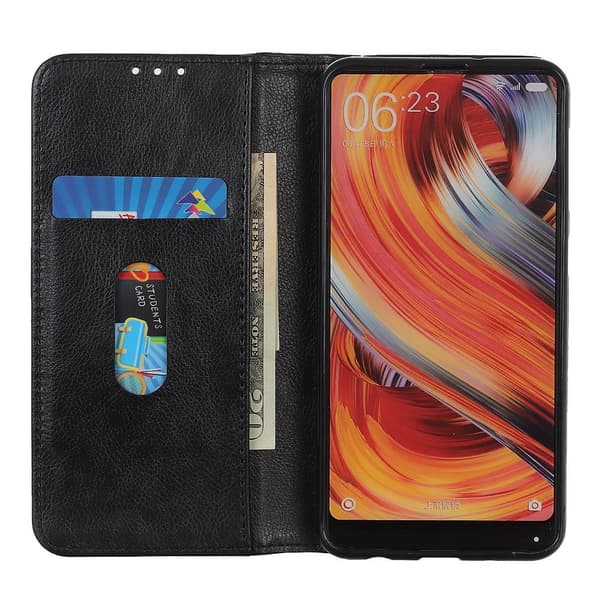 Motorola Moto E20 / E40 Fodral Flip Split Läder Svart