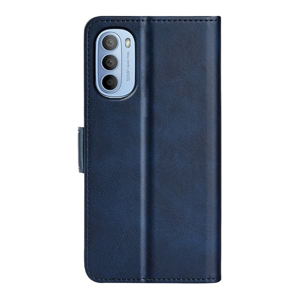 Motorola Moto G31 / G41 Fodral Med Magnetisk Stängning Blå