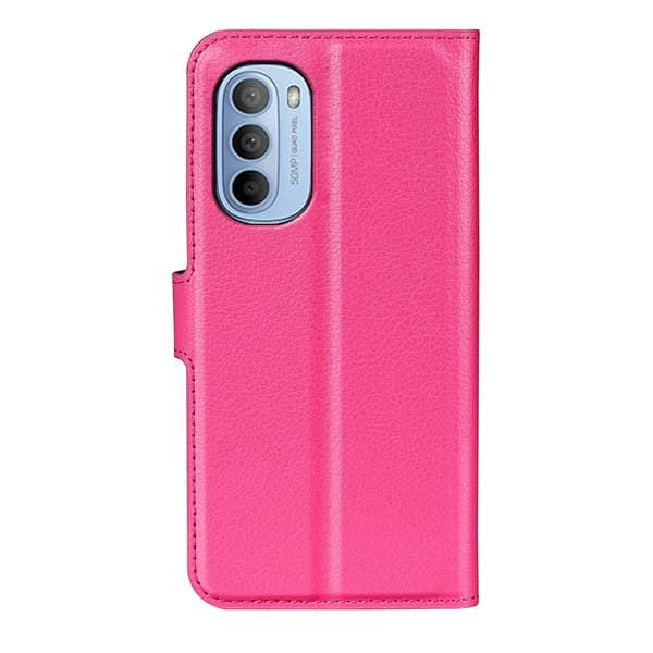 Motorola Moto G31 / G41 Fodral Litchi Textur Rosa