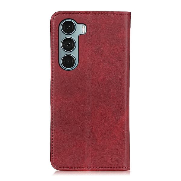 Motorola Moto G200 Fodral Flip Läder Röd