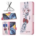 Miniatyrbild 1 av 6: Motorola Moto G22 Fodral Tryck Giraff