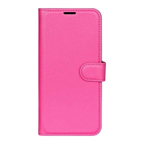Motorola Moto G71 Fodral Litchi Textur Rosa