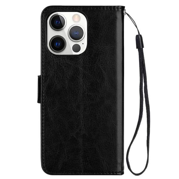 iPhone 13 Pro Max Fodral Crazy Horse Läder Brun