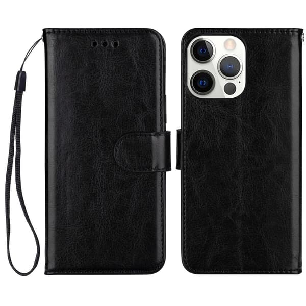 iPhone 13 Pro Max Fodral Crazy Horse Läder Brun