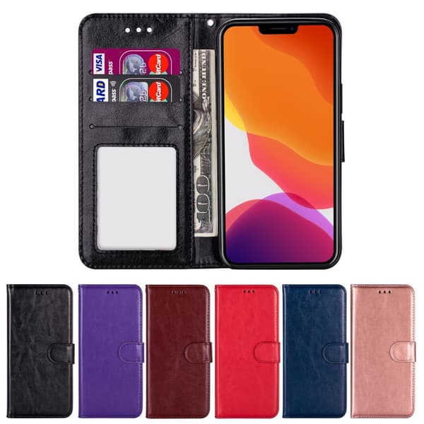 iPhone 13 Pro Max Fodral Crazy Horse Läder Brun