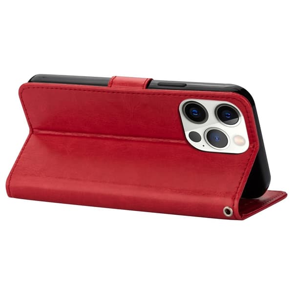 iPhone 13 Pro Max Fodral Crazy Horse Läder Brun