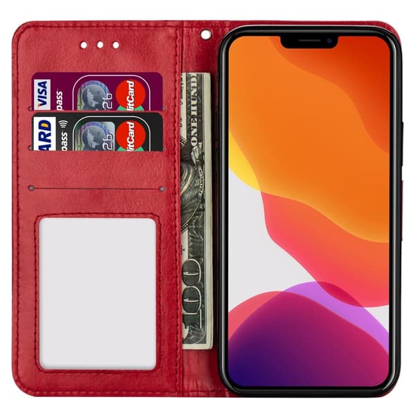 iPhone 13 Pro Max Fodral Crazy Horse Läder Brun