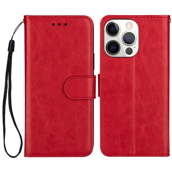 iPhone 13 Pro Max Fodral Crazy Horse Läder Brun