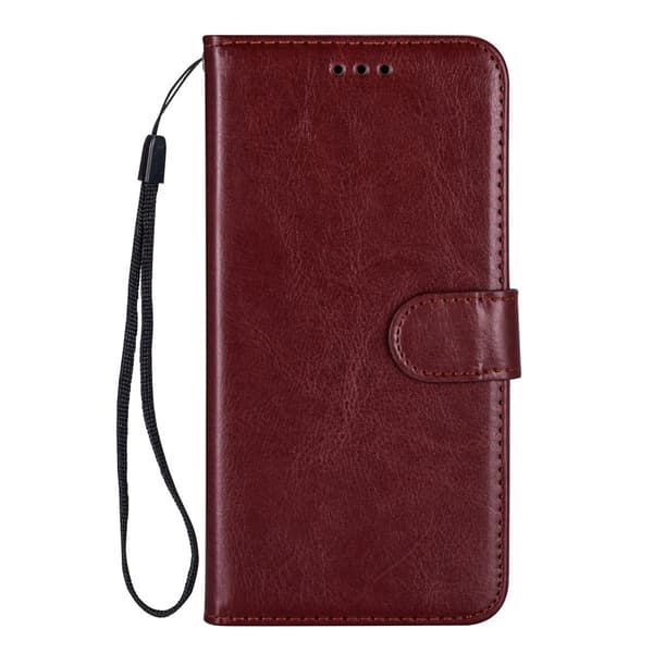iPhone 13 Pro Max Fodral Crazy Horse Läder Brun