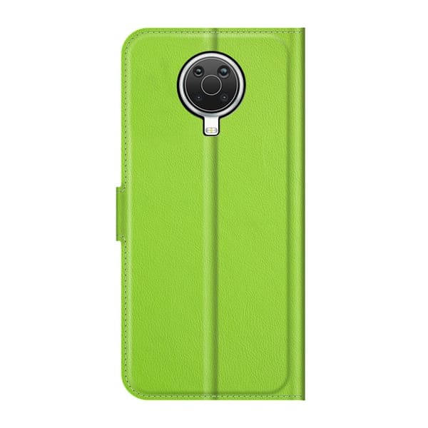Nokia G10 / G20 Fodral Litchi Läder Grön