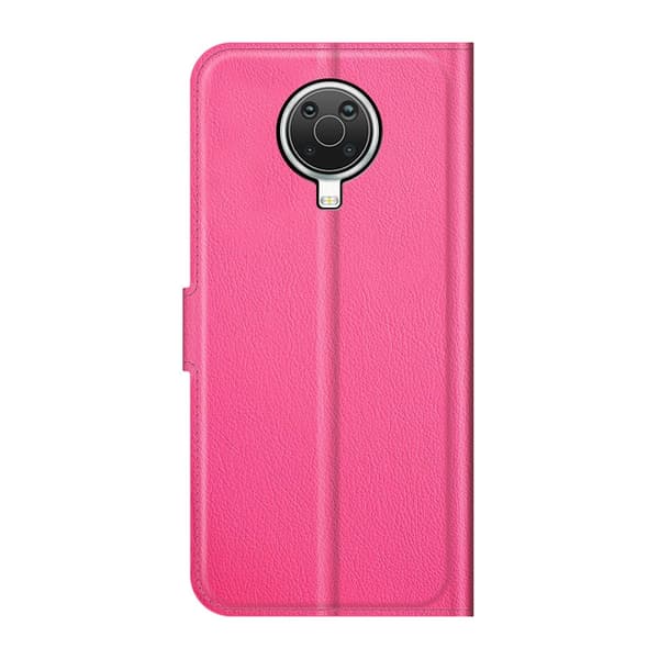 Nokia G10 / G20 Fodral Litchi Läder Rosa