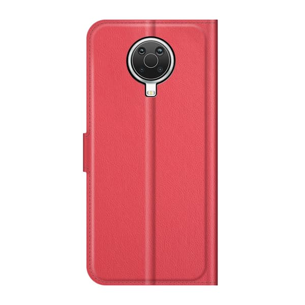 Nokia G10 / G20 Fodral Litchi Läder Röd