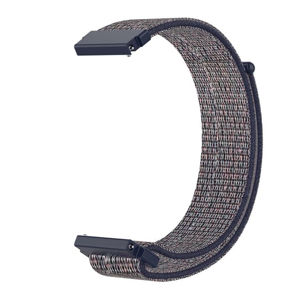 Nylon Armband Med Kardborreband Fäste - Blå (20 mm)