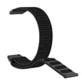 Miniatyrbild 1 av 5: Nylon Armband Med Kardborreband Fäste - Svart (20 mm)