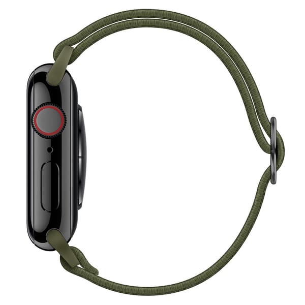 Nylon Armband Justerbart Apple Watch 42/44/45/49 mm Grön