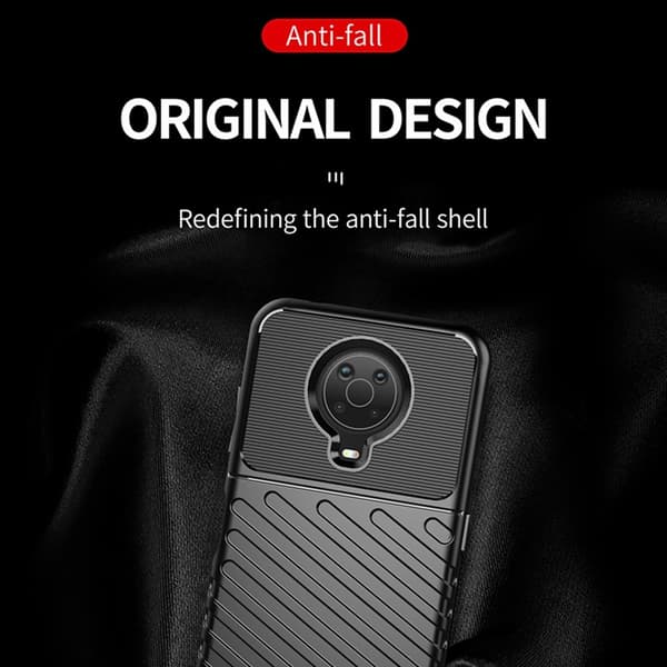 Nokia G10 / G20 Skal Twill Textur Svart