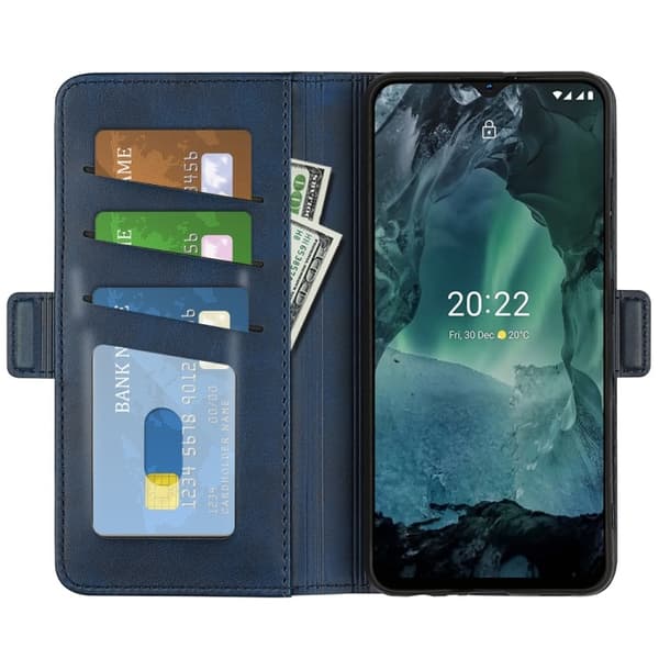 Nokia G11 / G21 Fodral Magnetisk Stängning Blå
